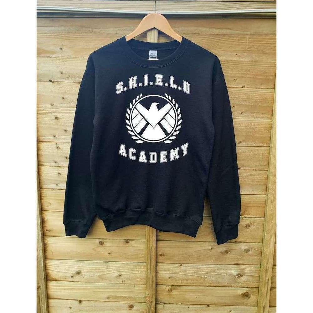 Shield Academy Graphic Crewneck Sweatshirt